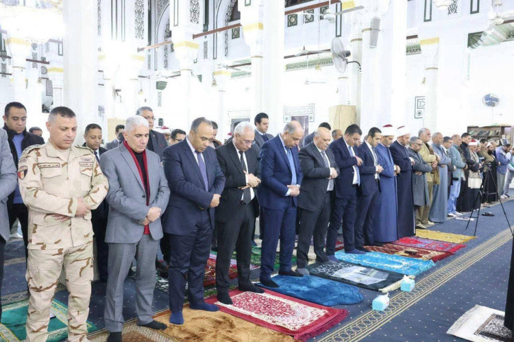 محافظ المنيا يشهد احتفالية الأوقاف بذكرى ليلة الإسراء والمعراج بمسجد صلاح الدين