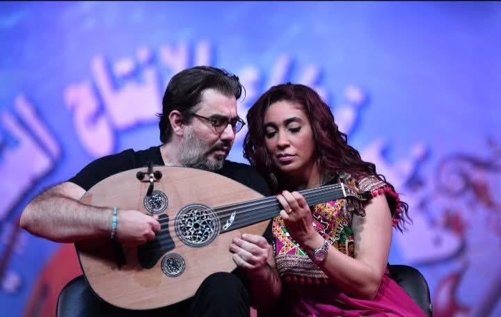 لاول مرة موسيقي تسابيح بانامل ثنائي العود في حفل الامير طاز