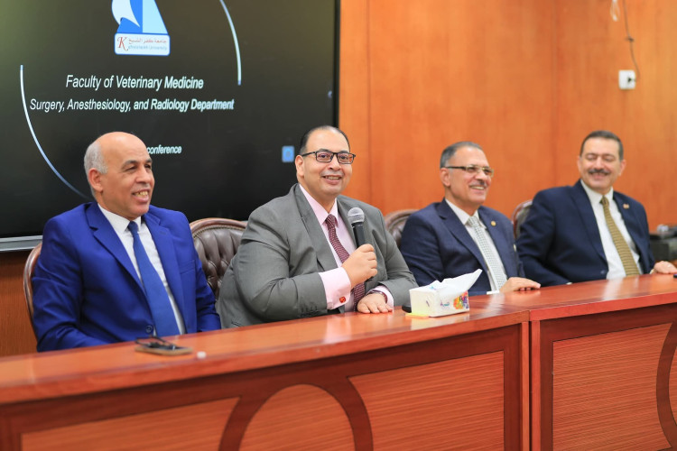 رئيس جامعة كفر الشيخ يشهد انطلاق فعاليات المؤتمر العلمي السنوي لقسم الجراحة والتخدير والأشعة بكلية الطب البيطري