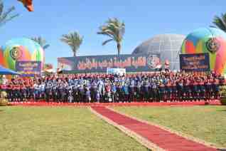 الكلية الحربية تشارك مؤسسة إبنى للفئات الخاصة وأطفال التوحد فى تنظيم ماراثون رياضى