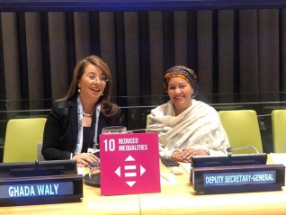 غادة والي تلقي بيان مجموعة ال٧٧والصين حول الحماية الاجتماعية بالأمم المتحدة