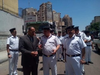 حملات مكبرة لإزالة الإشغالات بجميع أحياء الاسكندرية