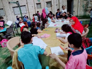 نادى محافظة الفيوم ينظم ورش رسم و دورات تدريبية للأطفال