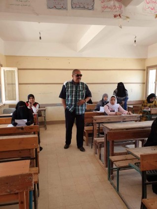 "النيلي" يتفقد لجان امتحانات الدور الثاني للشهادة الإعدادية بمدينة الضبعة