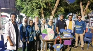 صيدلة جامعة مصر للعلوم والتكنولوجيا تنظم “أكبر حملة توعية عن أمراض الكسور والعظام”