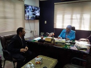 وكيل كفر الشيخ تستقبل المواطنين وتستمع لمقترحات المبدعين وتتفقد المدارس