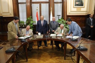 وزير الزراعة يشهد توقيع بروتوكول تعاون لانتاج تقاوي الخضر