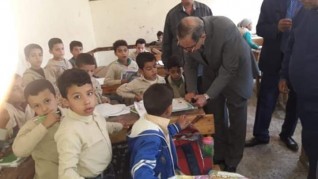 محافظ كفرالشيخ وزيارة مفاجأة لمدرسة الشهيد أحمد السيد للتعليم الأساسى بإسحاقة