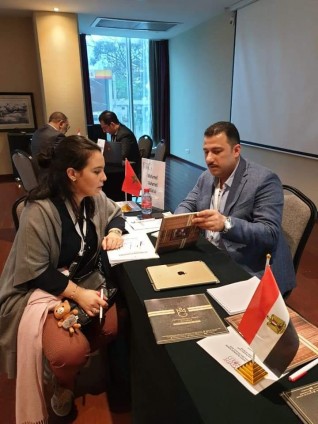 كبار مصدري الأثاث المصري في بعثه تجارية في المغرب