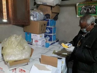 محافـظ المنوفية : ضبط مخزن لتصنيع الكحول والمطهرات مجهولة المصدر