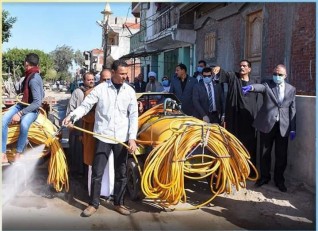 محافظ الاسكندرية يطلق مبادرة تطهير القري والنجوع من داخل قري ابيس