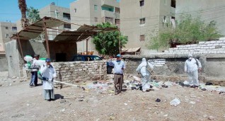 ابشواي الزراعية تشن حملة مكبرة لتطهير سوق المواشي