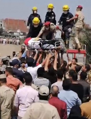 تشيع جثمان شهيد الواحب الوطنى ملازم عبدالحميد صبح بحضور محافظ الدقهلية