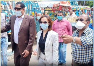محافظ الإسكندرية يكلف بإزالة ملاهي أبو العباس المرسي ببحري