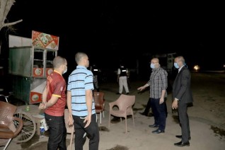 محافظ بني سويف يتابع تطبيق قرارات الحظر ببعض قرى الفشن وببا