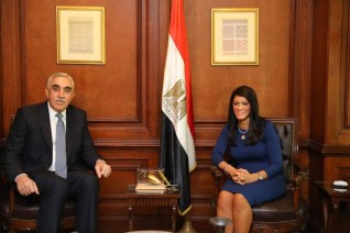وزيرة التعاون الدولي تبحث مع السفير العراقي ترتيبات انعقاد اللجنة العليا المشتركة
