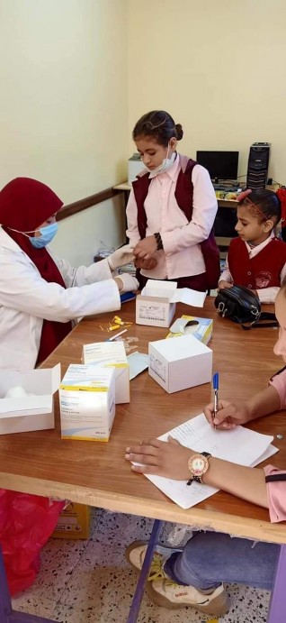 فحص 203 الف طالب بالمرحلة الإبتدائية لعلاج أمراض سوء التغذية بالمنيا