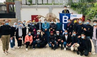 جامعة بدر تنظم رحلة تعليمية لطلاب كلية الطب البيطرى فى المتحف الجيولوجى