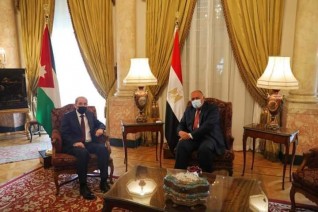 وزير الخارجية يستقبل نظيره الأردني