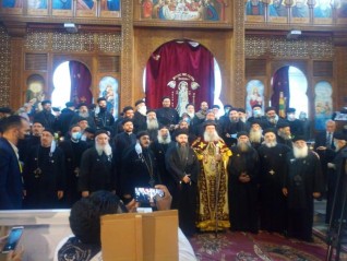 السبع كنائس بعزبة النخل تشهد حفل تجليس  نيافة الحبر الجليل الانبا سيداروس