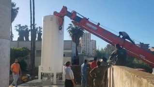 تركيب 7 تانكات جديدة بالمستشفيات و 1100 اسطوانة احتياطية بكفر الشيخ