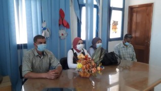 صحة جنوب سيناء تنفذ تثقيفية بالمصالح الحكومية حول فيروس كورونا المستجد