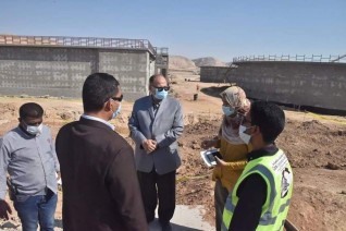 محافظ أسيوط يتفقد أعمال توسعات محطة معالجة الصرف الصحي بالحبايشة