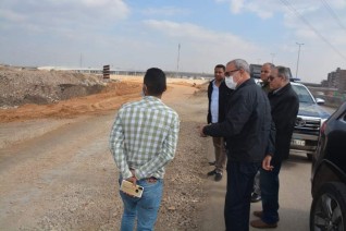 محافظ القليوبية يقوم بجولة واسعة على الطريق الدائري بقليوب و الخصوص و الخانكة وشبرا الخيمة