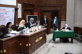 القباج تشارك باحثة بكلية الآداب جامعة القاهرة في مناقشة رسالة ماجستير "