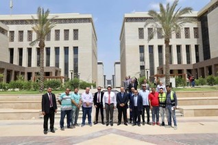 وزير التعليم العالي يتفقد مقر الوزارة الجديد بالعاصمة الإدارية الجديدة