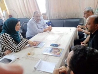 بالصور . إجتماع تحضيرى لمناقشة الإستعداد لإصدار العددالسابع لمجلة "الحوار" لإقليم وسط الصعيد الثقافى
