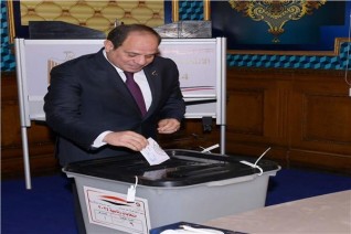 الرئيس السيسي يدلي بصوته في الانتخابات الرئاسية