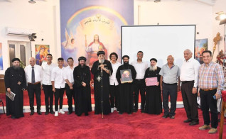 قداسة البابا تواضروس الثاني يكرم بنات البرشا ومخترعين من كنائس مصر القديمة