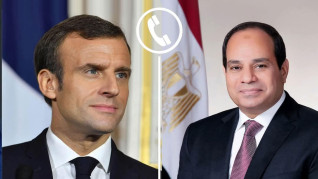 السيسي وماكرون يتبادلان محادثات هاتفية