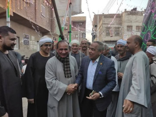 النائب طارق رسلان يشارك أبناء مركز الوقف حفل الإفطار الجماعي لأبناء المركز والقري المجاورة