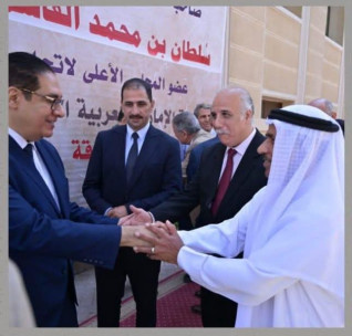 رئيس جامعة القاهرة يفتتح أعمال تطوير مسرح ومدرج كلية الزراعة بدعم من الشيخ سلطان القاسمي