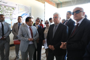وزير التعليم العالي ومحافظ الأقصر ورئيس الجامعة يتفقدون المشروعات الجاري تنفيذها بجامعة الأقصر