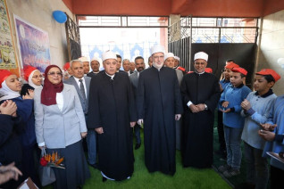 وكيل الأزهر ومحافظ القليوبية يتفقدان معهد طوخ الابتدائي