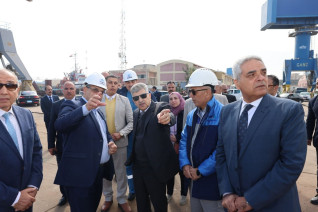 الفريق أسامة ربيع واللواء محب حبشي يتفقدان أعمال ترميم وتدعيم مبنى القبة