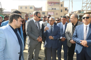 محافظ بني سويف يتفقد مشروع إنشاء مستشفى ناصر العام