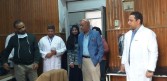 وكيل وزارة الصحة بالفيوم: يشيد بأداء العاملين بمستشفى ابشواى خلال زيارتة المفاجئة على عدد من  المستشفيات