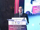 رئيس جامعة القاهرة يشهد فعاليات المؤتمر الدولي الرابع والعشرين لكلية العلاج الطبيعي