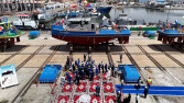 الفريق أسامة ربيع يشهد تدشين وحدات بحرية جديدة بشركة التمساح لبناء السفن